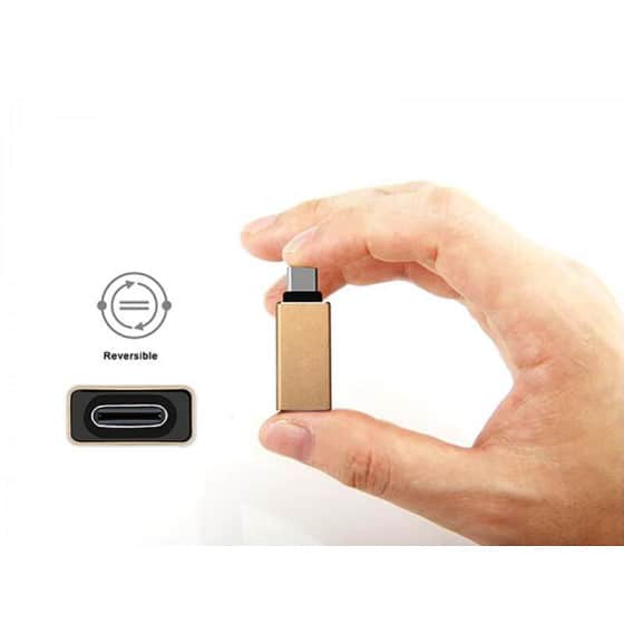 Adaptateur USB Type-C - USB 3.0 (Noir)