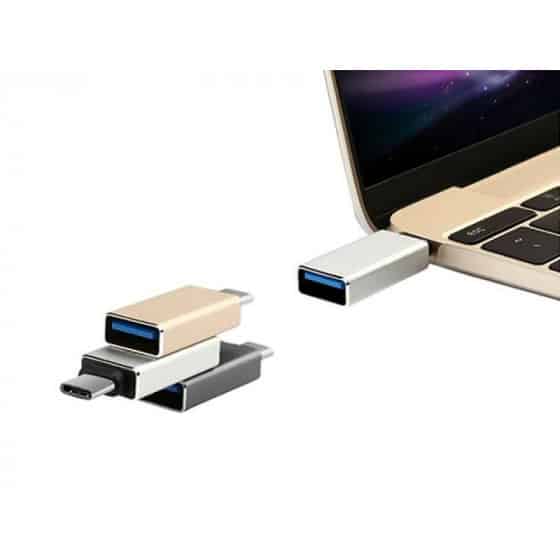 Adaptateur USB Type-C - USB 3.0 (Noir)