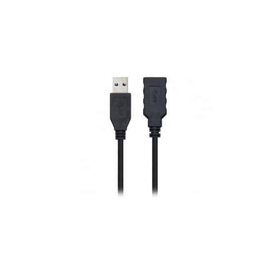 Câble USB NANOCABLE 10.01.090 Noir 1 m