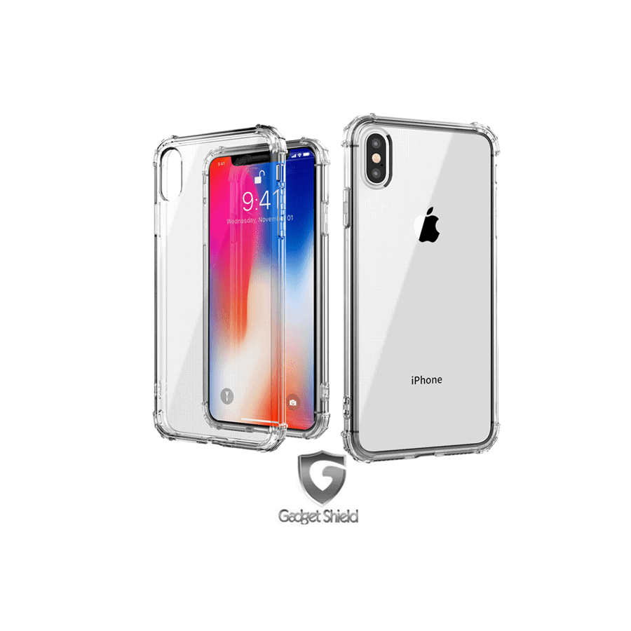 Coque Gadget Shield shockproof en gel transparent pour Samsung Galaxy A20/30
