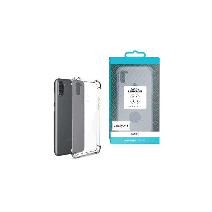 Coque Silicone transparent avec coins renforces pour Samsung Galaxy A11 / Galaxy M11, Transparent Coque Silicone transparent avec coins renforces pour Samsung Galaxy A11 / Galaxy M11, Transparent