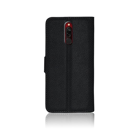 Etui Portefeuille Zanae pour Xiaomi Redmi 8 Noir