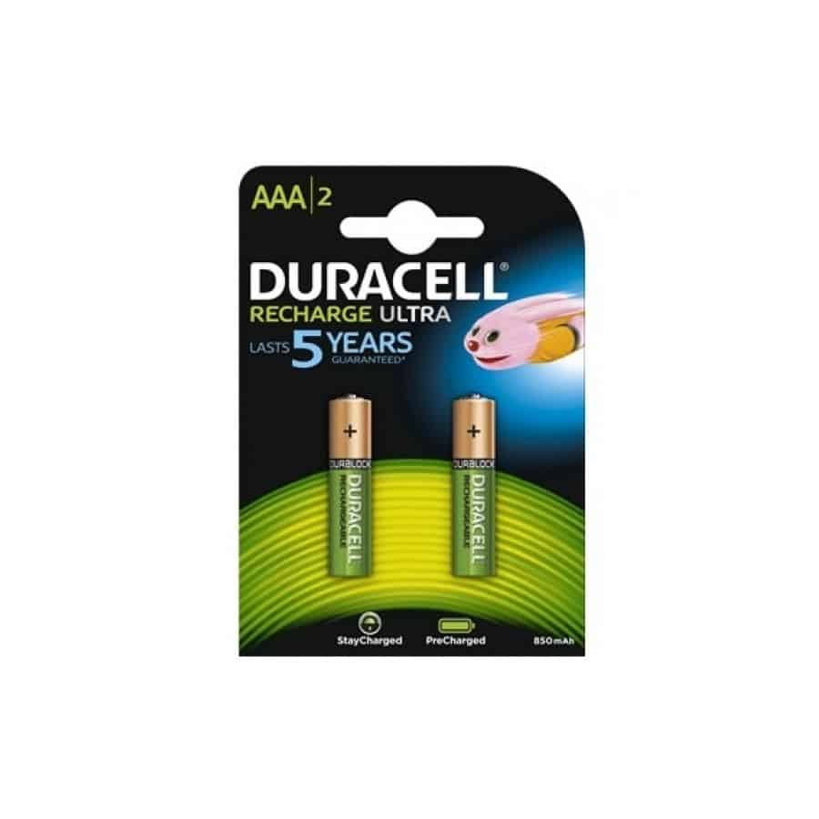 Piles rechargeables AAA HR03 850 mAh Duracell
