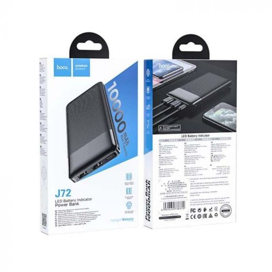 Power Bank Double Port (USB/Micro USB) 5000mAh HOCO B35D (Boite/Blister) noir