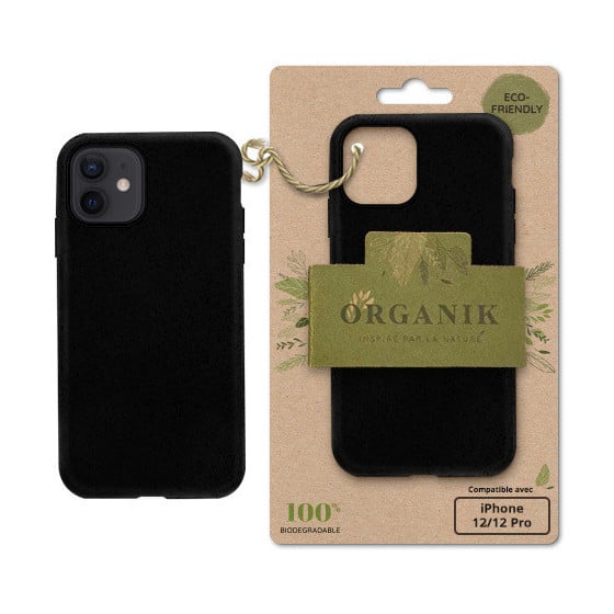 Coque Organik pour iPhone 12 / 12 Pro, Noir