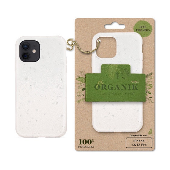 Coque Organik pour iPhone 12 / 12 Pro, Blanc