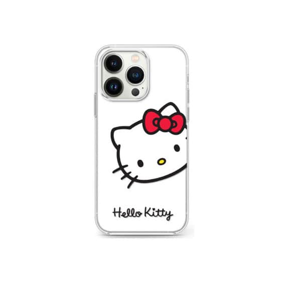 Coque Hello Kitty pour iPhone 15, Blanc