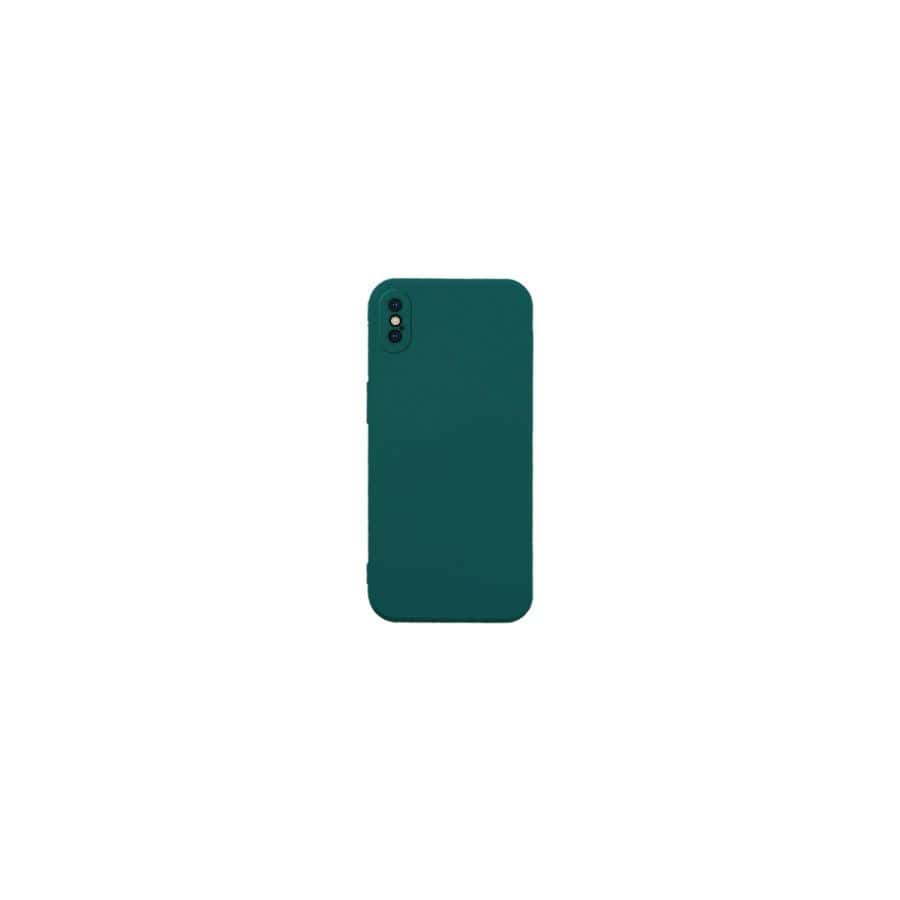 Coque Zanae Color pour iPhone X / XS, Vert Sapin