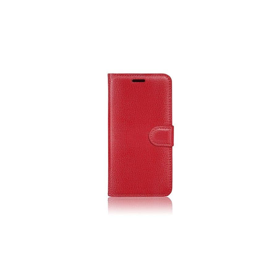 Etui Portefeuille Zanae pour Samsung Galaxy A21s, Rouge