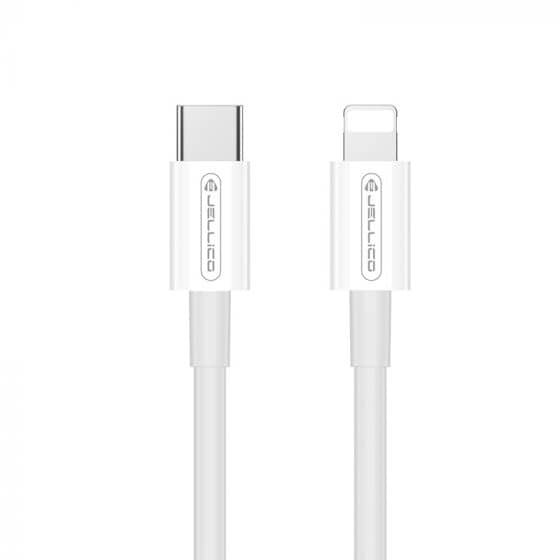 Câble Swissten Textile USB-C vers Lightning 1.2m Noir