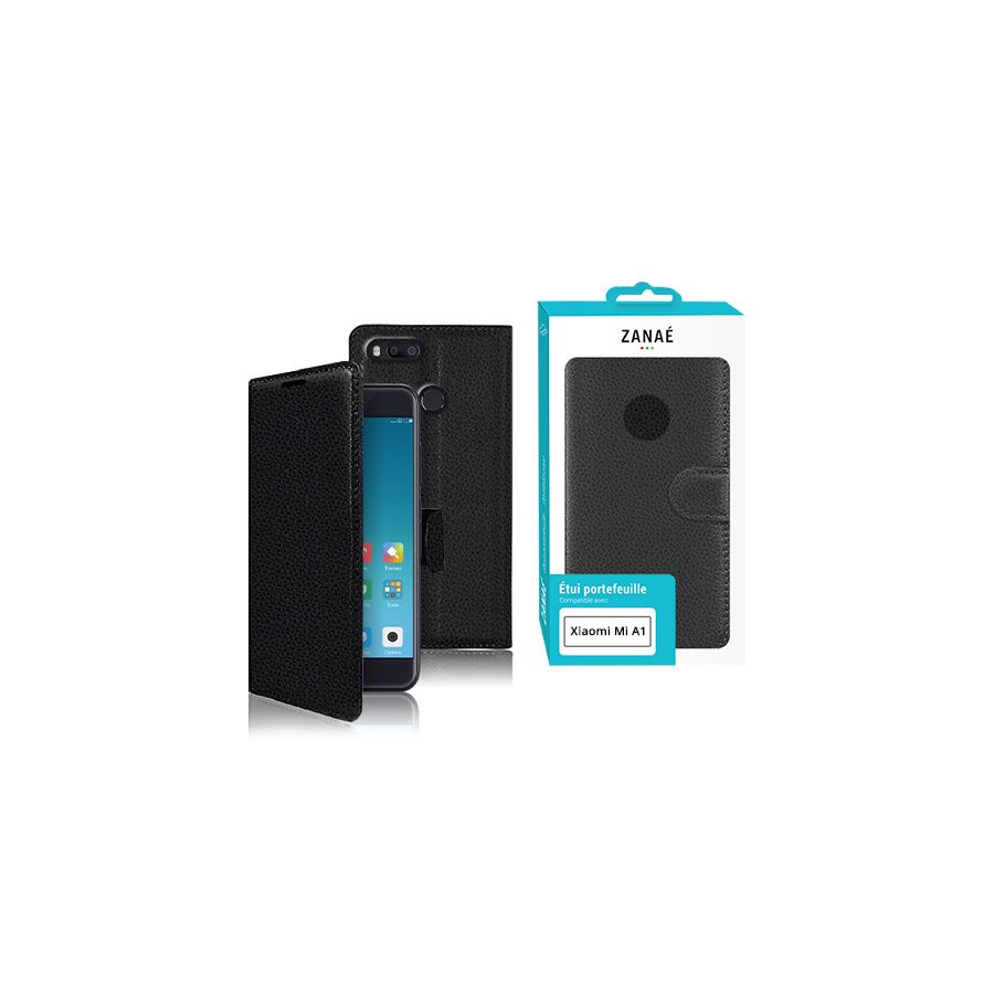 Etui Portefeuille Zanae pour Xiaomi Redmi Note 12 5G / Poco X5, Noir Etui Portefeuille Zanae pour Xiaomi Redmi Note 12 5G / Poco X5, Noir