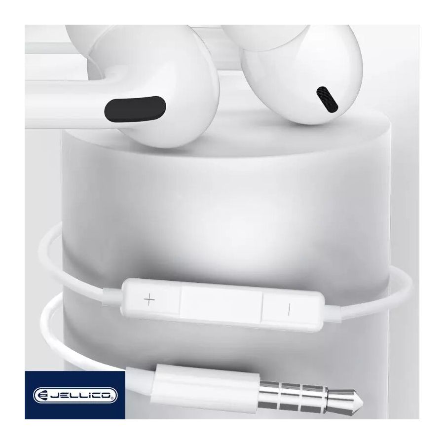 Kit pieton (Jack) avec micro JELLICO X12(Boite/BLISTER) blanc