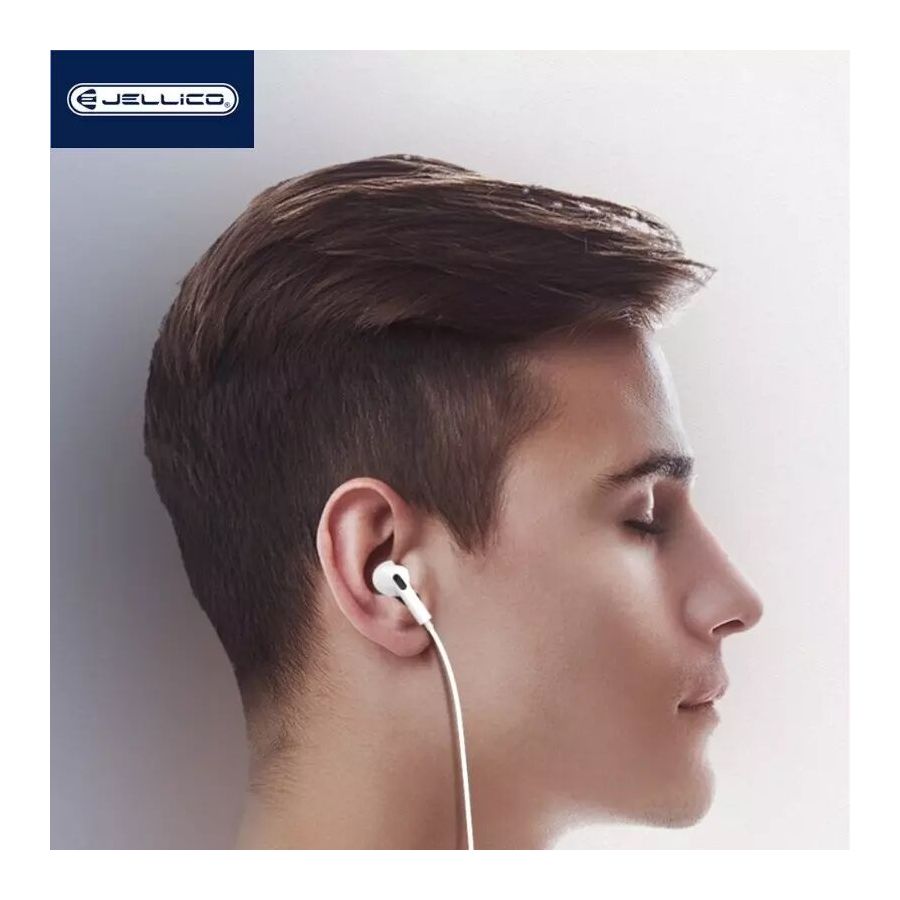 Kit pieton (Jack) avec micro JELLICO X12(Boite/BLISTER) blanc