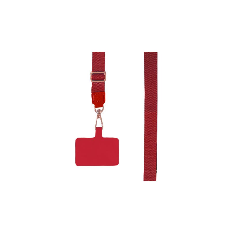 Bandoulière en nylon, Rouge