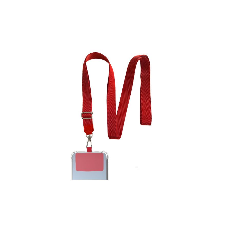 Bandoulière en nylon, Rouge