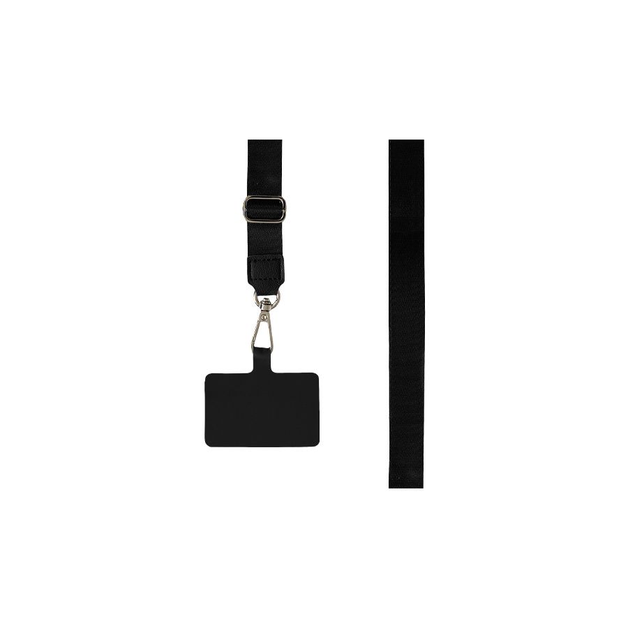 Bandoulière en nylon, Noir