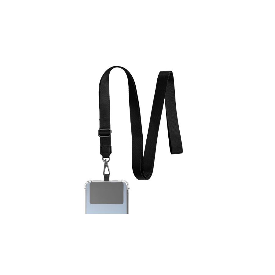 Bandoulière en nylon, Noir