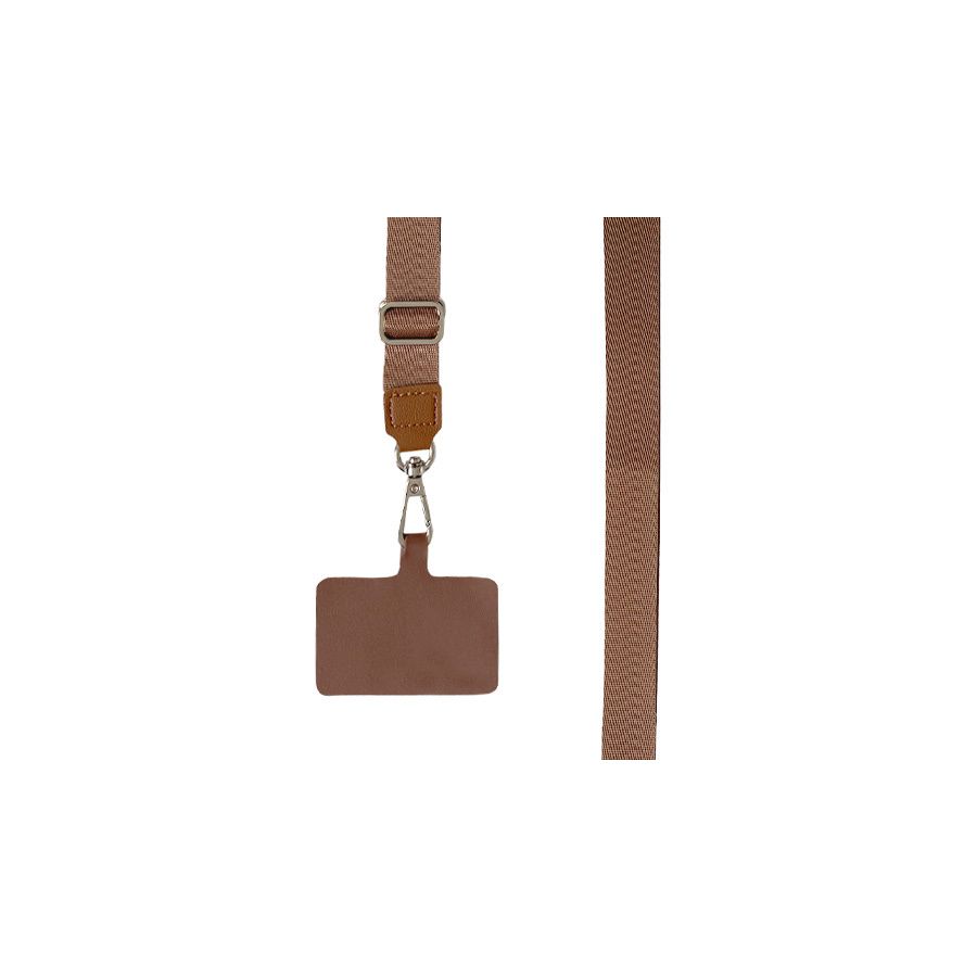 Bandoulière en nylon, Marron