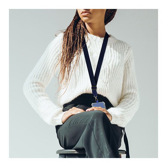 Bandoulière en nylon, Marine