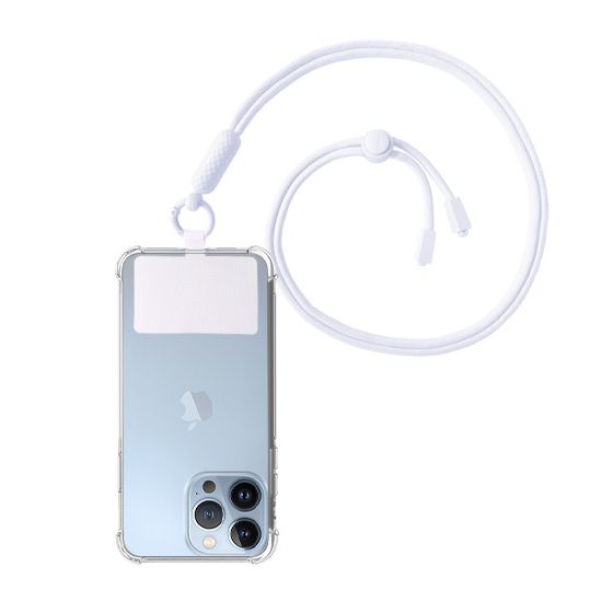 Cordon universel Color Block, Blanc