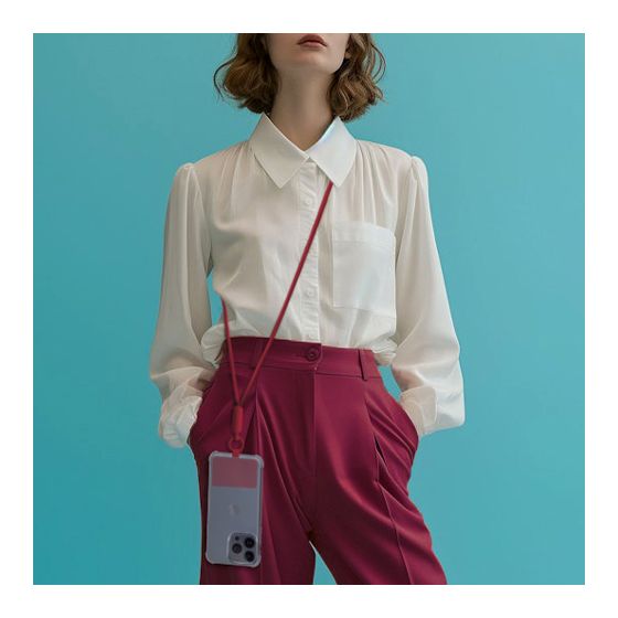 Cordon universel Color Block, Prune Cordon universel Color Block, Prune