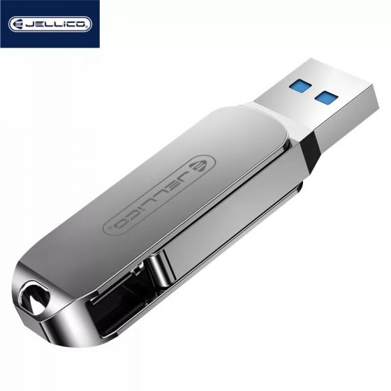 Clé USB 2 en 1 Type C / USB A JELLICO T07 128Go Clé USB 2 en 1 Type C / USB A JELLICO T07 128Go