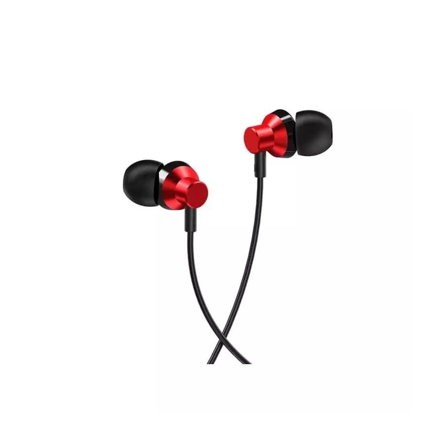 BOROFONE intra-auriculaire (jack) BM35 (Boite/blister) noir/rouge