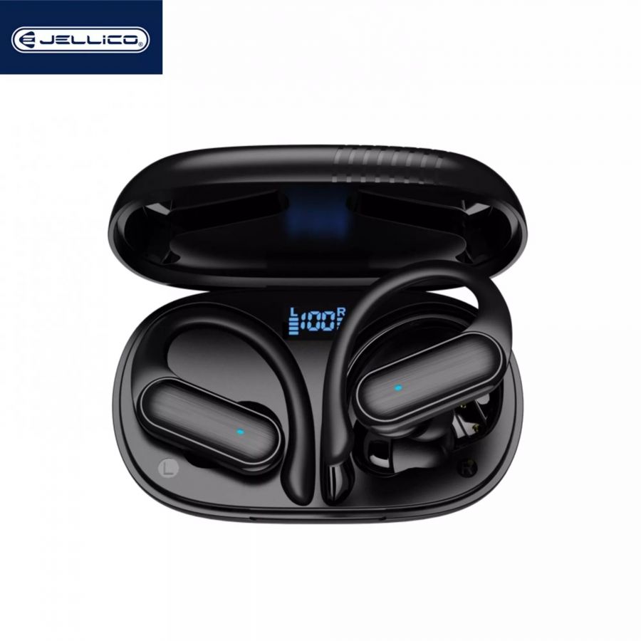 Écouteurs sans fil bluetooth intra-auriculaire JELLICO TWS24 (Boite/blister) noir