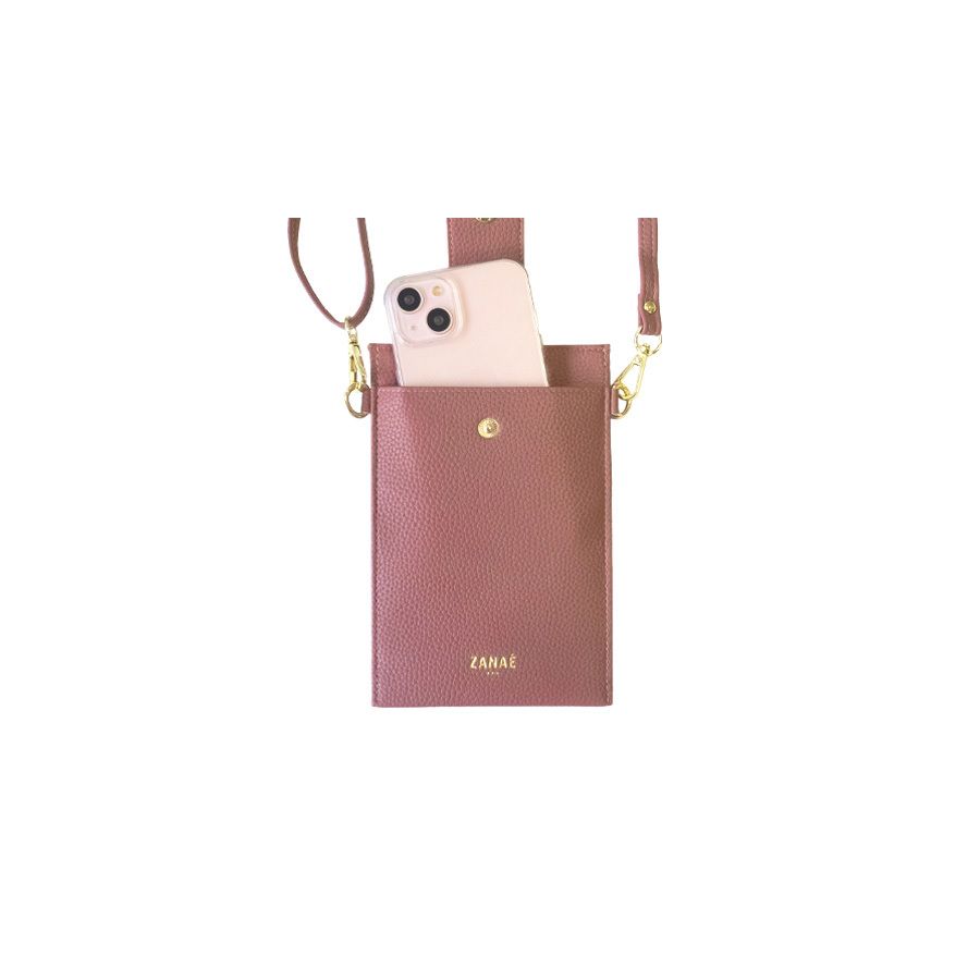 Sacoche Bandoulière Crossbody phone bag Meeting, Rose