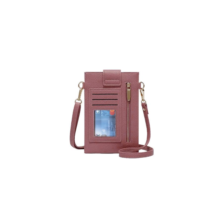 Sacoche Bandoulière Crossbody phone bag Meeting, Rose