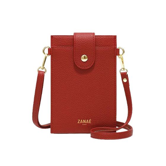 Sacoche Bandoulière Crossbody phone bag Meeting, Rouge