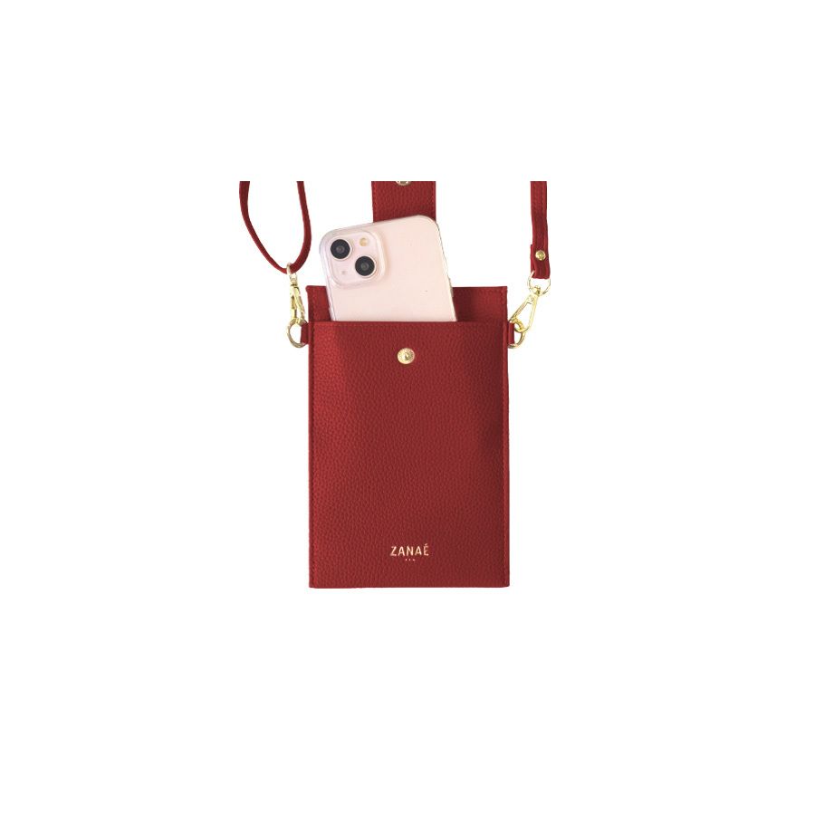 Sacoche Bandoulière Crossbody phone bag Meeting, Rouge