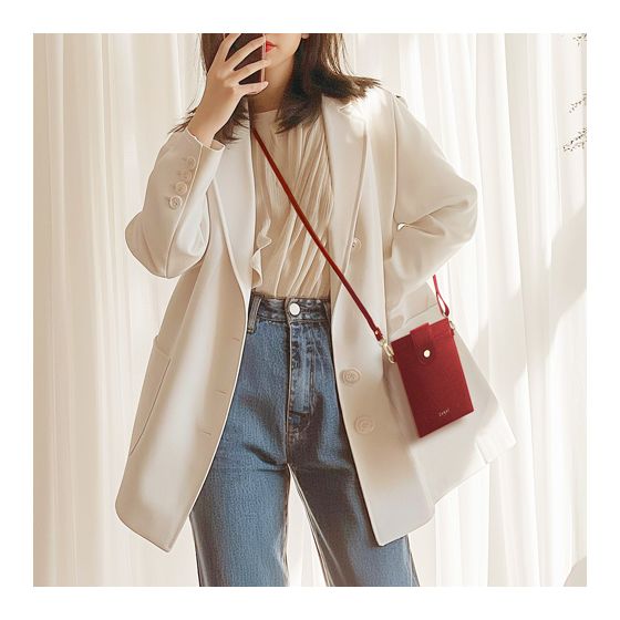 Sacoche Bandoulière Crossbody phone bag Meeting, Rouge