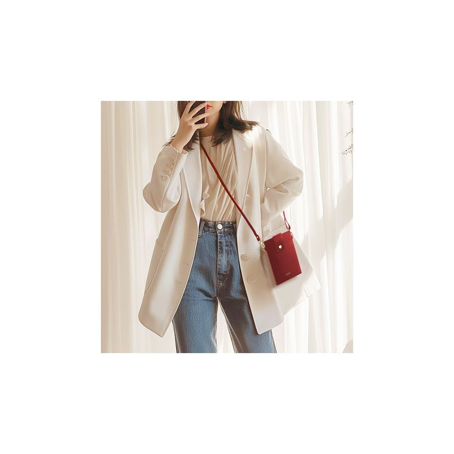 Sacoche Bandoulière Crossbody phone bag Meeting, Rouge
