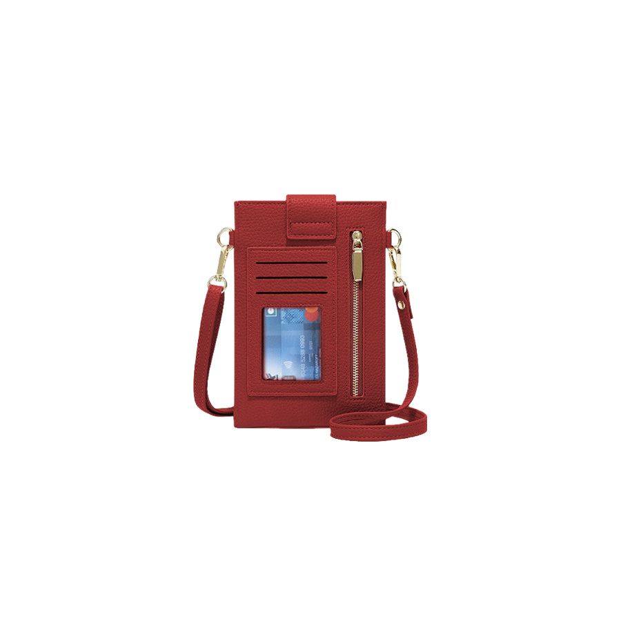Sacoche Bandoulière Crossbody phone bag Meeting, Rouge