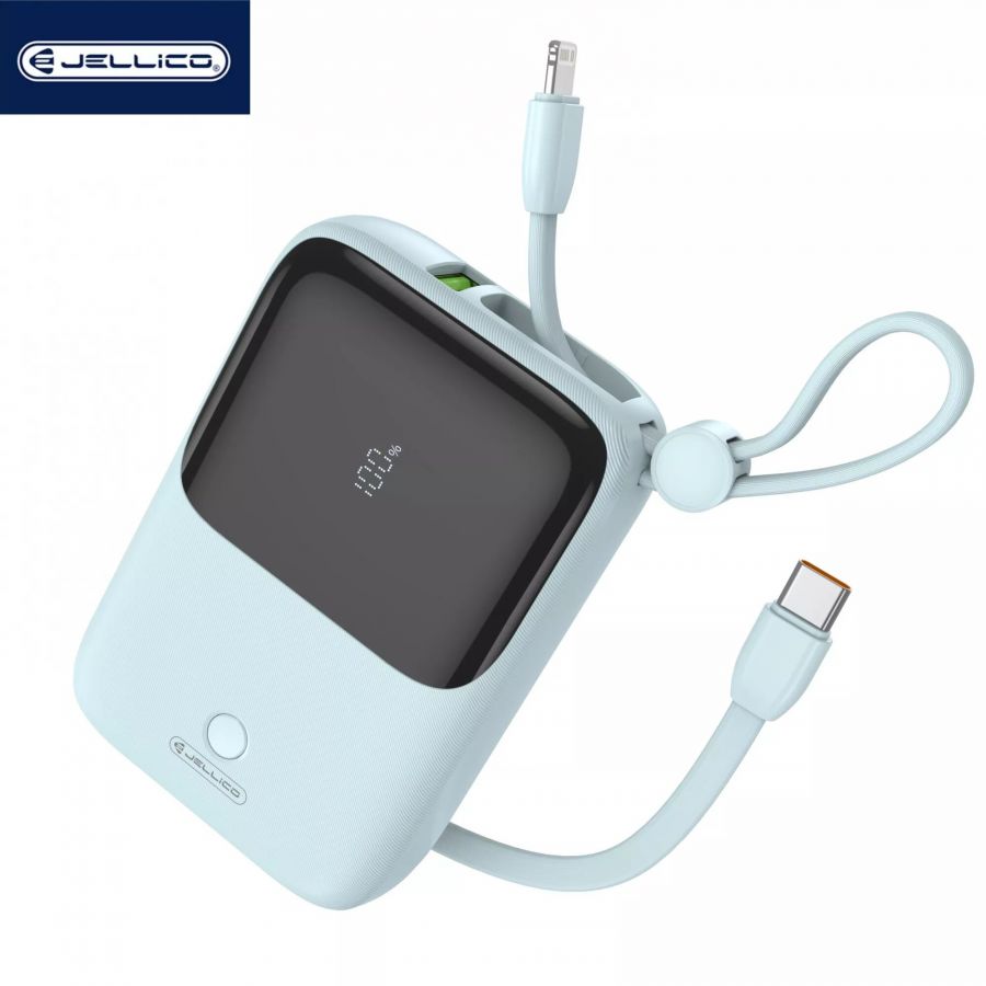 copy ofPower Bank JELLICO ZP1 - Batterie Externe 10000mAh, 22.5W, Bleu