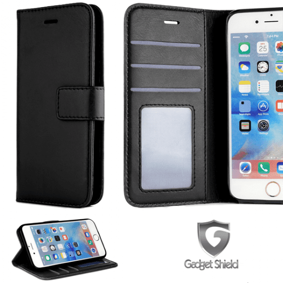 Etui classic book Gadget Shield noir pour Samsung Galaxy A21S