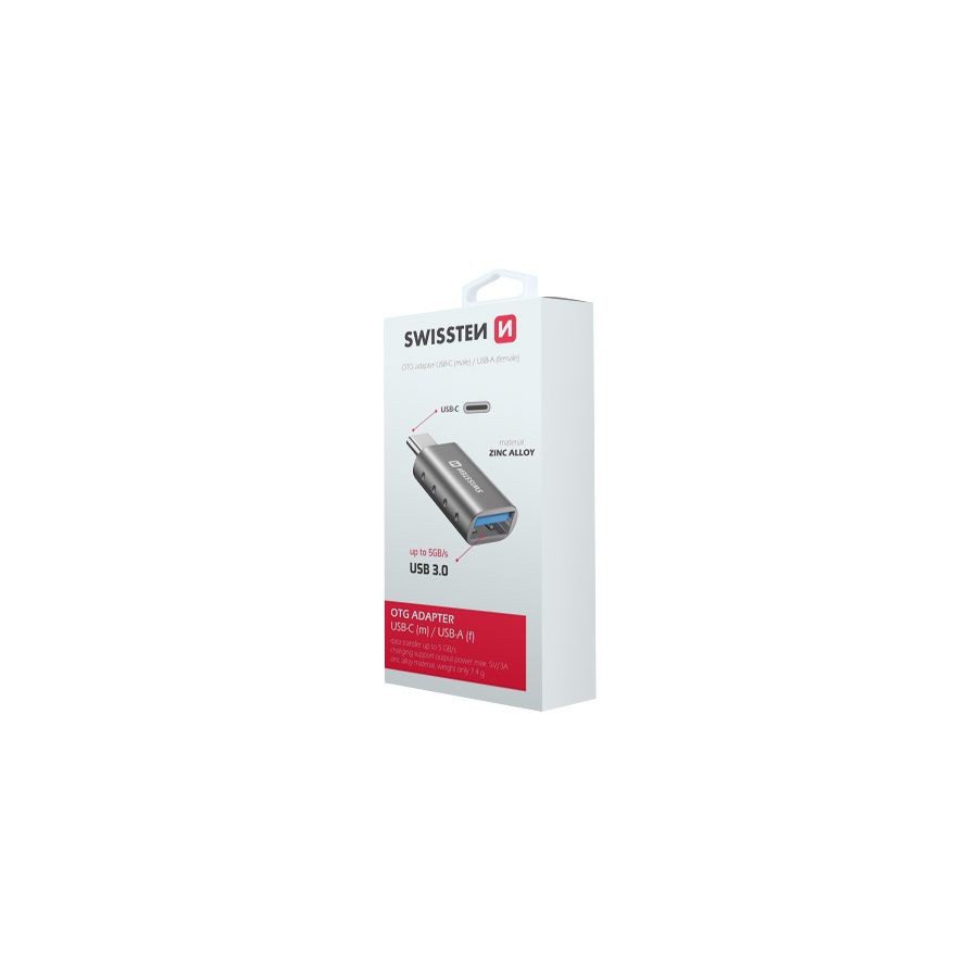 Adaptateur OTG Swissten USB-C / USB