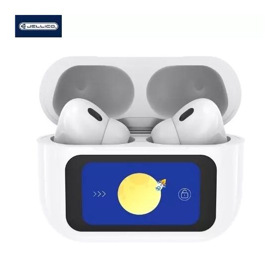 Écouteurs sans fil bluetooth avec écran tactile Airpods Pro 3 JELLICO AirBlue Pro 3 (Boite/blister) blanc Écouteurs sans fil bluetooth avec écran tactile Airpods Pro 3 JELLICO AirBlue Pro 3 (Boite/blister) blanc