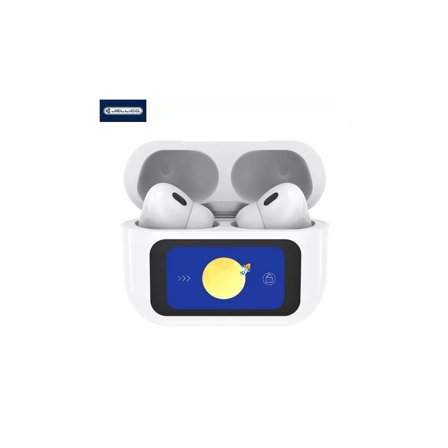Écouteurs sans fil bluetooth avec écran tactile Airpods Pro 3 JELLICO AirBlue Pro 3 (Boite/blister) blanc
