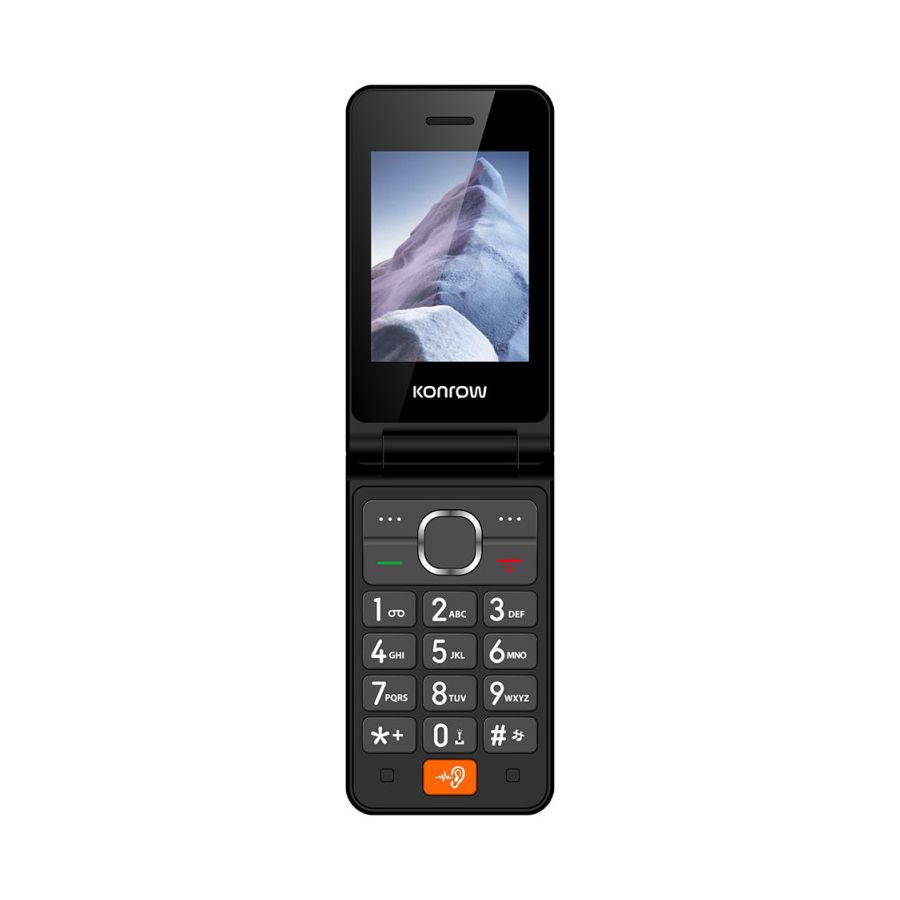 Konrow Senior Flip (4G - 2.8'' - Avec Station de charge) Noir