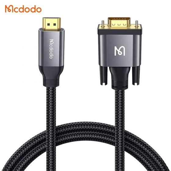 Câble HDMI Mâle vers VGA Mcdodo Mâle 2m - CA-7770 - Noir