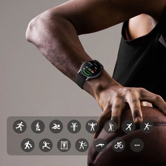 Montre Connectée, smartwatch JOYROOM JR-FC1 Classic Series – Appels Bluetooth & Suivi Vitalité gris