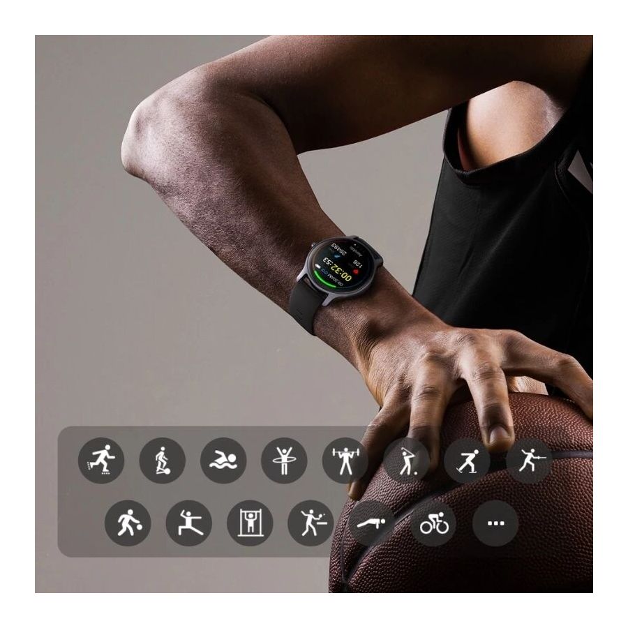 Montre Connectée, smartwatch JOYROOM JR-FC1 Classic Series – Appels Bluetooth & Suivi Vitalité gris