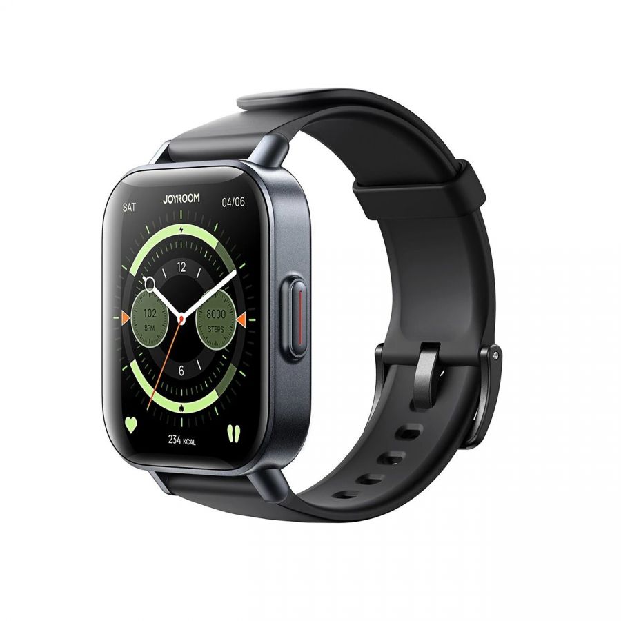 Montre Connectée, smartwatch JOYROOM JR-FT3S Fit-Life Series – Appels Bluetooth & Suivi Vitalité gris sidéral/noir