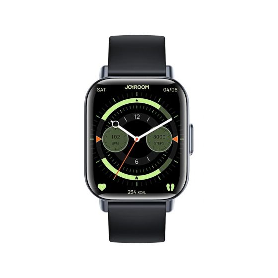 Montre Connectée, smartwatch JOYROOM JR-FT3S Fit-Life Series – Appels Bluetooth & Suivi Vitalité gris sidéral/noir
