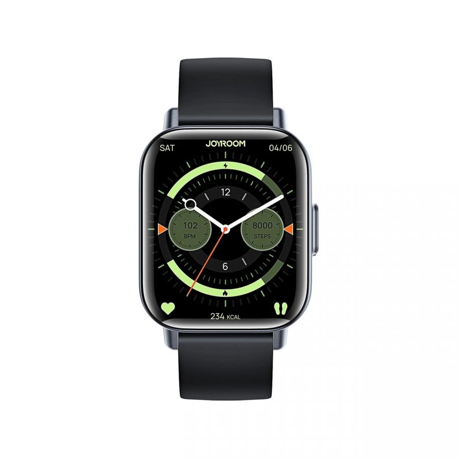 Montre Connectée, smartwatch JOYROOM JR-FT3S Fit-Life Series – Appels Bluetooth & Suivi Vitalité gris sidéral/noir