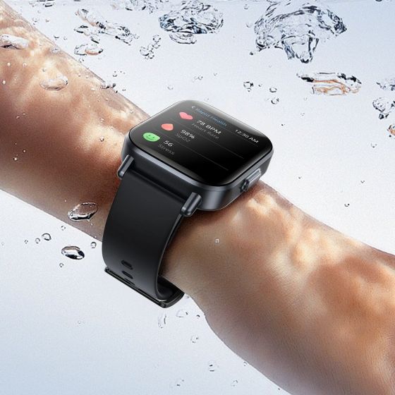 Montre Connectée, smartwatch JOYROOM JR-FT3S Fit-Life Series – Appels Bluetooth & Suivi Vitalité gris sidéral/noir