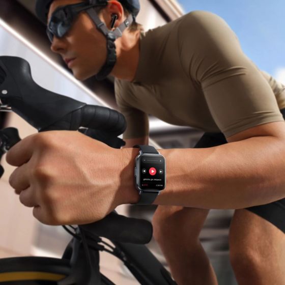 Montre Connectée, smartwatch JOYROOM JR-FT3S Fit-Life Series – Appels Bluetooth & Suivi Vitalité gris sidéral/noir