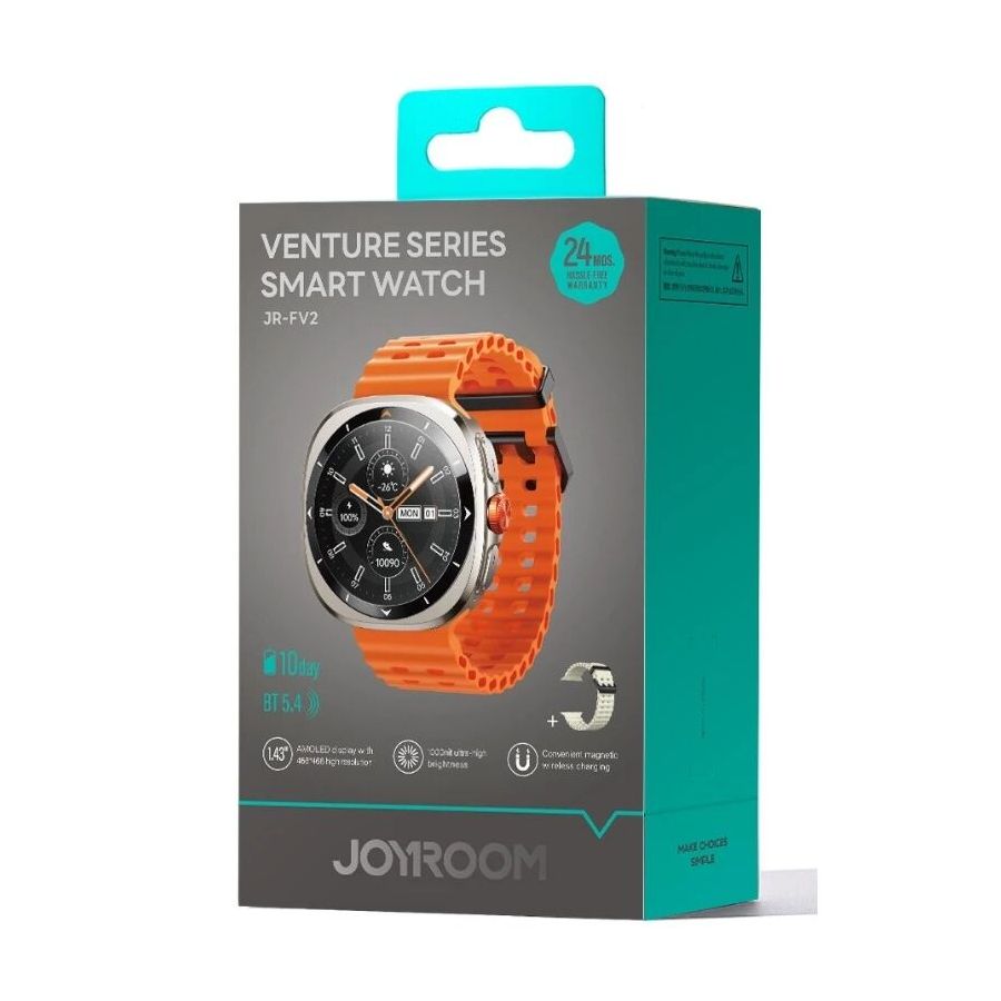 Montre Connectée, smartwatch JOYROOM JR-FV2 Venture Series orange
